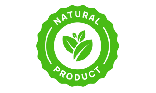 100% Natural Badge